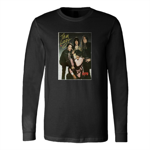 Thin Lizzy Autograph 1979 Tour Programme Long Sleeve T-Shirt Tee