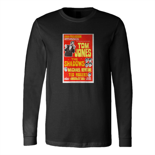 Tom Jones London Palladium Concert Long Sleeve T-Shirt Tee