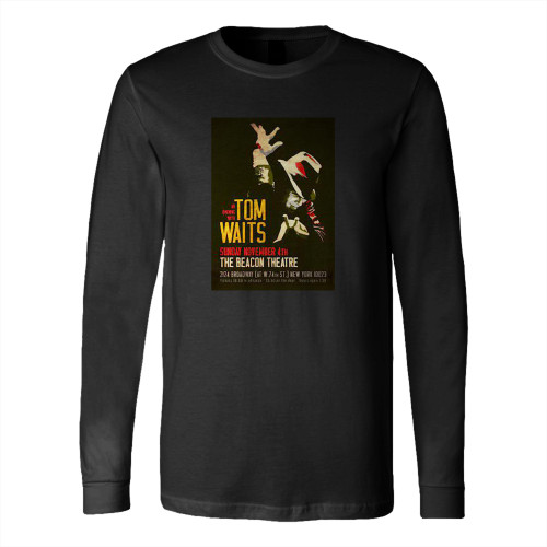 Tom Waits 3 Long Sleeve T-Shirt Tee