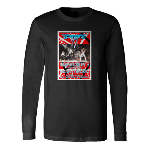 Van Halen Replica 1982 Concert Long Sleeve T-Shirt Tee
