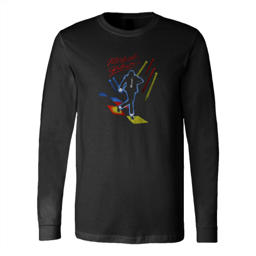 Vintage 1984 Michael Jackson Victory Tour Long Sleeve T-Shirt Tee