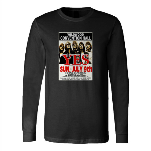 Yes 1971 Concert Long Sleeve T-Shirt Tee