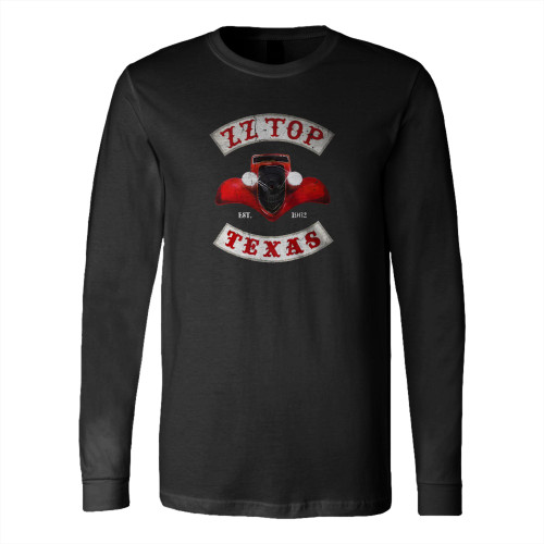 Zz Top Texas Vintage Long Sleeve T-Shirt Tee