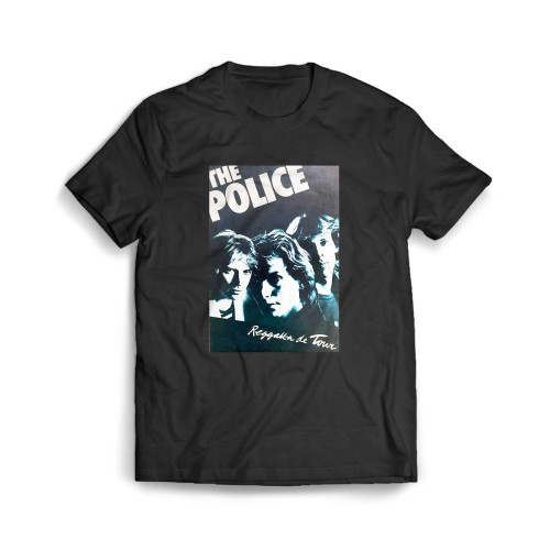 1979 The Police European Reggata De Tour Concert Mens T-Shirt Tee