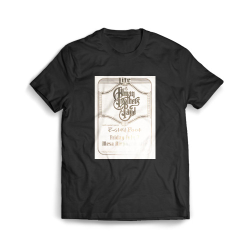 Allman Brothers Band Concert 1995 Mens T-Shirt Tee