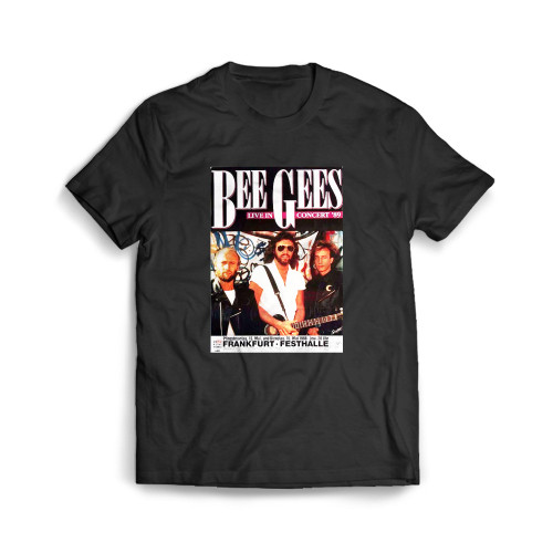 Bee Gees Live In Concert 1988 Mens T-Shirt Tee