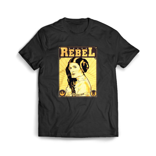 Charlie Bradbury's Princess Leia Rebels Vintage Mens T-Shirt Tee