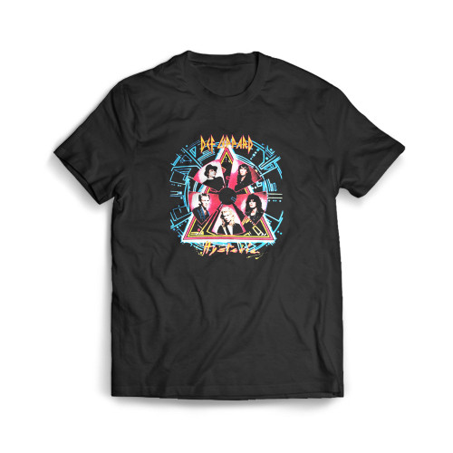 Def Leppard Hysteria Tour 1988 Mens T-Shirt Tee