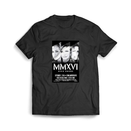 Dixie Chicks Mmxvl Tour 2016 Concert Mens T-Shirt Tee