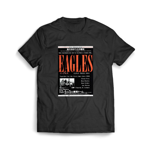 Eagles Hell Freezes Over Japan Tour 1994 Mens T-Shirt Tee