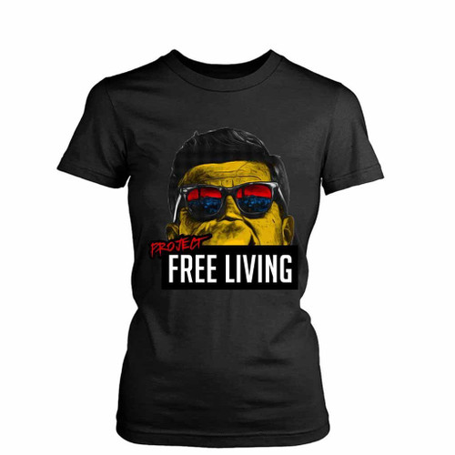 Jfk Free Living Full Color Women's T-Shirt Tee