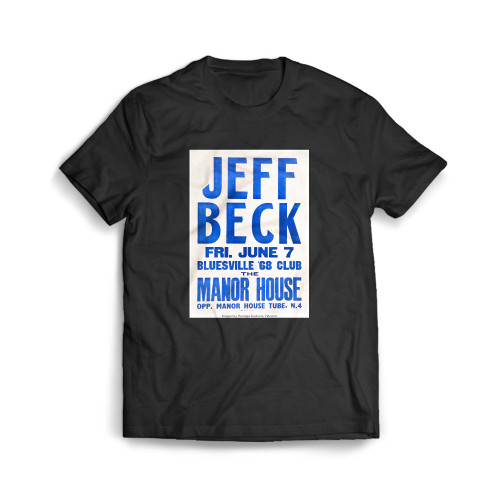 Jeff Beck Rod Stewart Ron Wood Nicky Hopkins Peter Grant Mens T-Shirt Tee