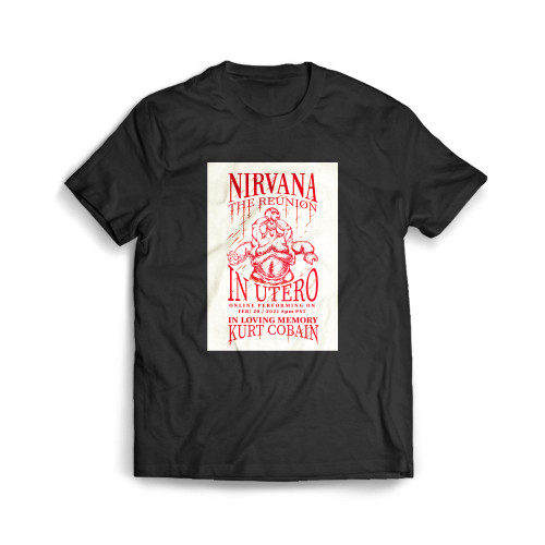 Mock Nirvana Concert Mens T-Shirt Tee