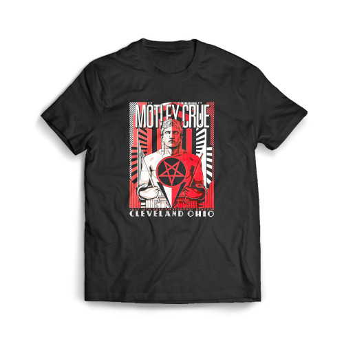 Motley Crue Cleveland Stadium Tour Mens T-Shirt Tee