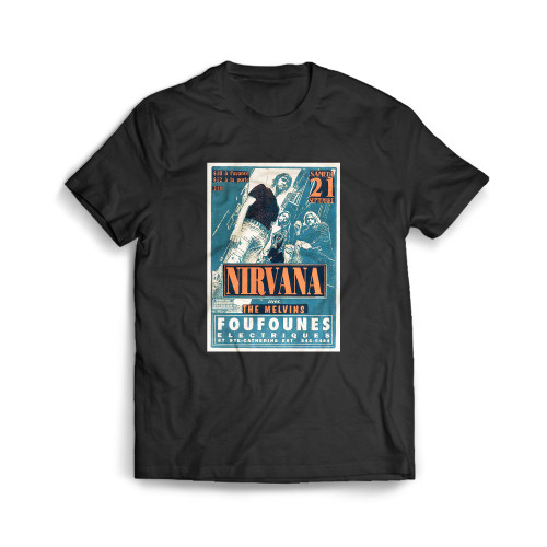 Nirvana Concert Iron On Transfer 1 Mens T-Shirt Tee