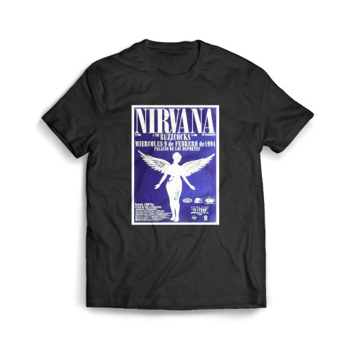 Nirvana In Spain Concert Mens T-Shirt Tee