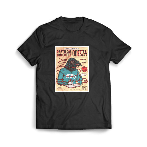 Odesza And Death Cab Mens T-Shirt Tee Odesza And Death Cab Mens T-Shirt Tee