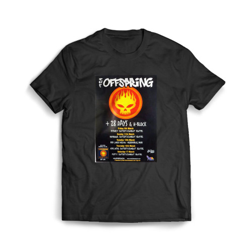 Offspring Australian Tour 2001 Concert Mens T-Shirt Tee