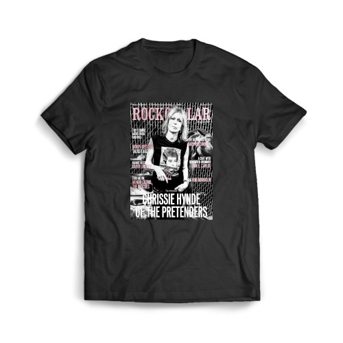 On The Road Alone With Chrissie Hynde And The Pretenders Mens T-Shirt Tee