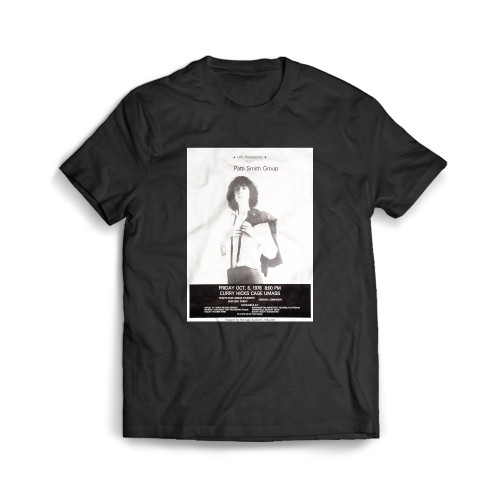 Patti Smith 1978 Signed & Inscribed Concert Mens T-Shirt Tee