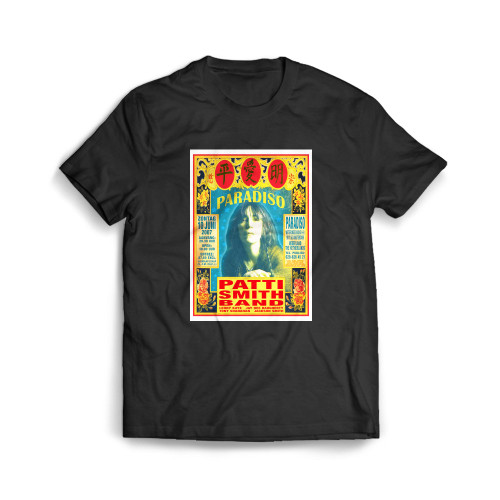 Patti Smith Band Concert S Mens T-Shirt Tee