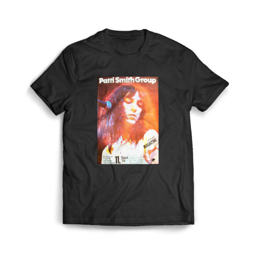 Patti Smith Magazine Ludwigshafen 1978 Mens T-Shirt Tee