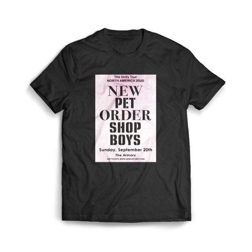 Pet Shop Boys New Order Pink Mens T-Shirt Tee