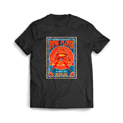 Pink Floyd Fillmore East 1970 Metal Concert Mens T-Shirt Tee