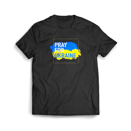 Pray For Ukraine Support Ukraine Mens T-Shirt Tee