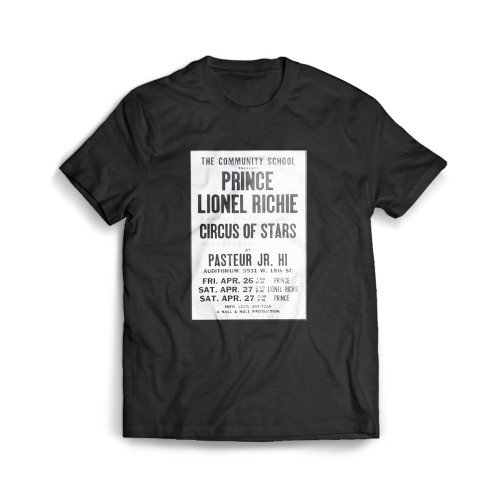 Prince 1985 Boxing Style Concert Mens T-Shirt Tee