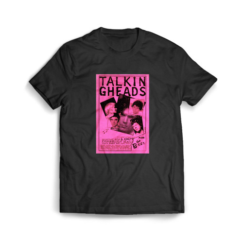 Rock Group Talking Heads Concert Mens T-Shirt Tee