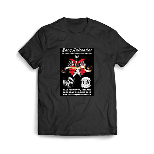 Rory Gallagher International Festival Ballyshannon Mens T-Shirt Tee
