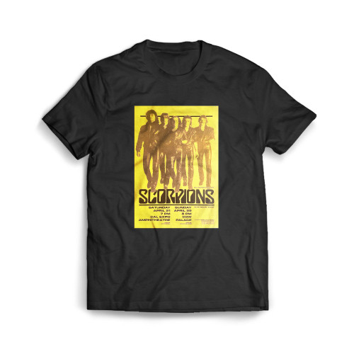 Scorpions Concert Cal Expo Theatre Mens T-Shirt Tee