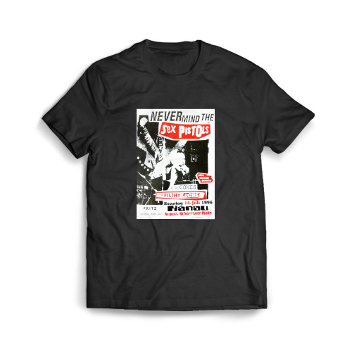 Sex Pistols 1996 German Concert Mens T-Shirt Tee