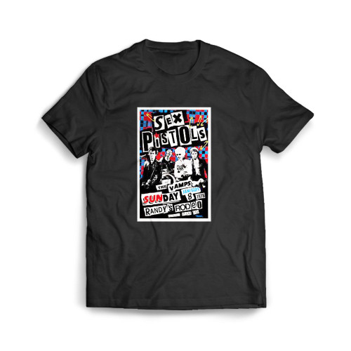 Sex Pistols Concert Mens T-Shirt Tee