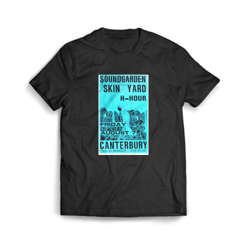 Soundgarden Canterbury Concert 1987 Mens T-Shirt Tee