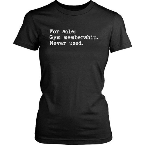 Gym Membership Workout Story Women's T-Shirt Tee