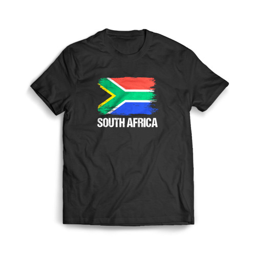 South Africa Flag Pride Vintage Heritage Patriotic Born Mens T-Shirt Tee