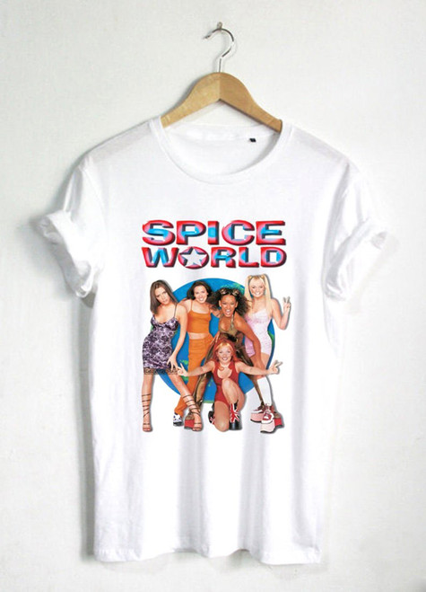 Spice World Tour Man's T-Shirt Tee Spice World Tour Man's T-Shirt Tee