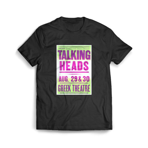 Talking Heads Concert Mens T-Shirt Tee