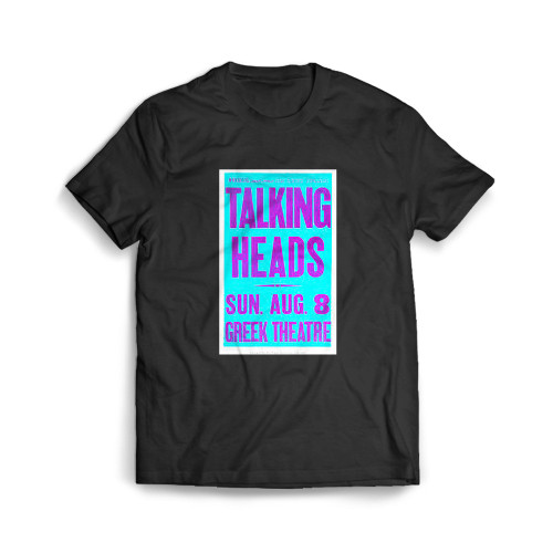 Talking Heads Greek Theatre Concert Mens T-Shirt Tee