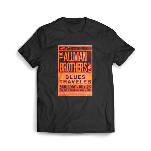 The Allman Brothers Band Vintage Concert Mens T-Shirt Tee
