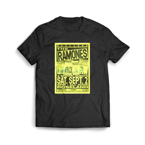 The Ramones Roseland Theater Concert Mens T-Shirt Tee
