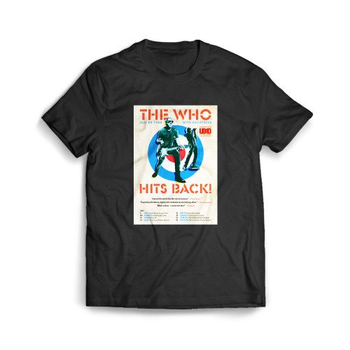 The Who Who 2020 Uk Arena Tour 12 Mens T-Shirt Tee