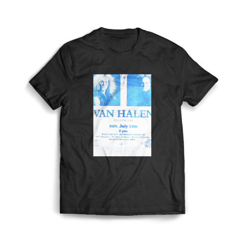 Van Halen 1981 Original Concert Mens T-Shirt Tee