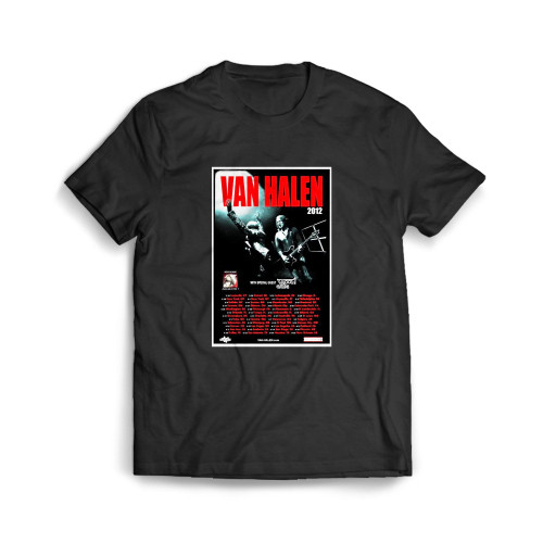 Van Halen 2012 Box Office Concert Mens T-Shirt Tee