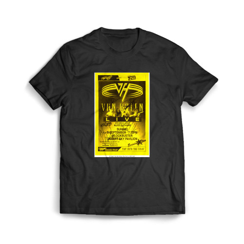 Van Halen Band Signed Tour 1998 Mens T-Shirt Tee