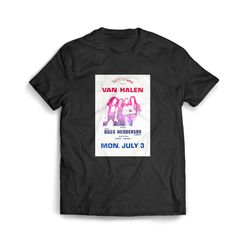 Van Halen Original Concert Mens T-Shirt Tee