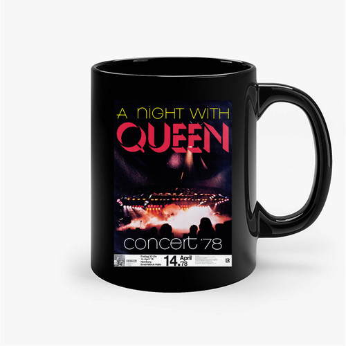 1978 Queen Concert Ceramic Mugs