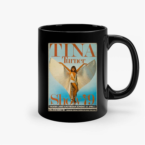 1979 Tina Turner Concert Ceramic Mugs